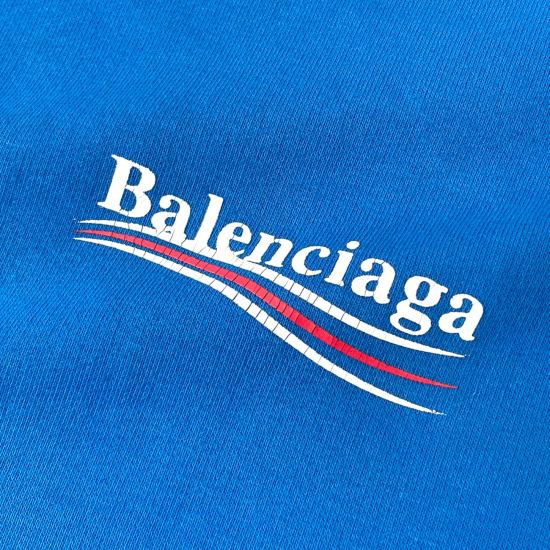 Balenciaga可乐裂纹加绒帽衫