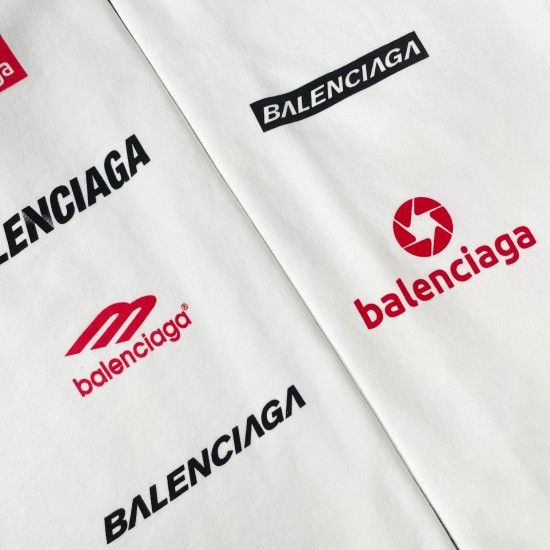 Balenciaga多logo印花长裤