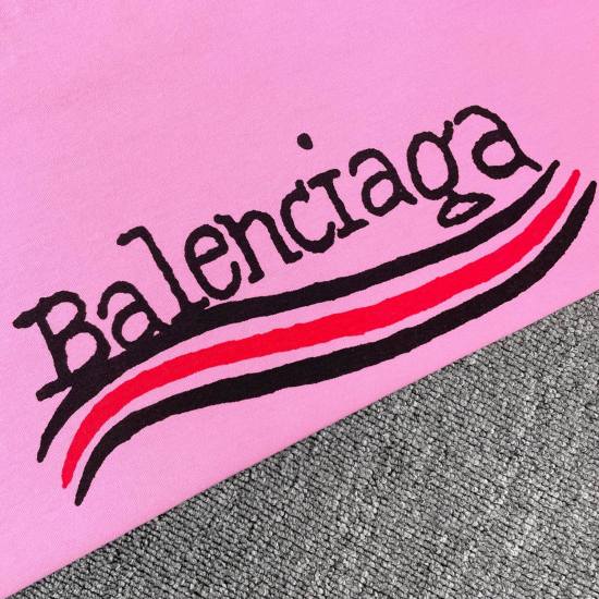Balenciaga两面穿可乐印花短袖