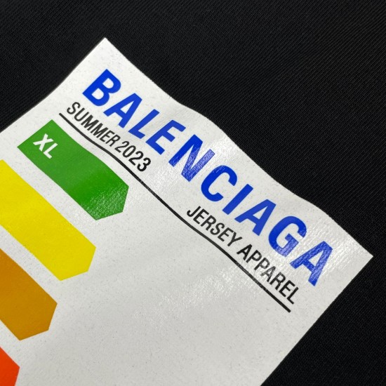 Balenciaga 能量环保标贴短袖