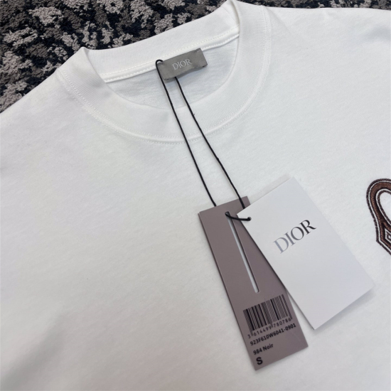 Dior Interlaced 刺绣T 恤