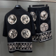 Dolce & Gabbana古罗马币印花polo领短袖衬衫套装