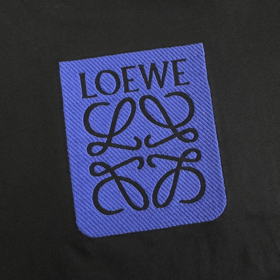 LOEWE刺绣logo短袖T恤#31721L324