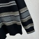 Loro Piana条纹撞色羊绒Polo衫#31653R243