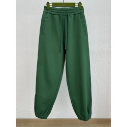 GUCCI红绿织带刺绣运动裤#31612L234