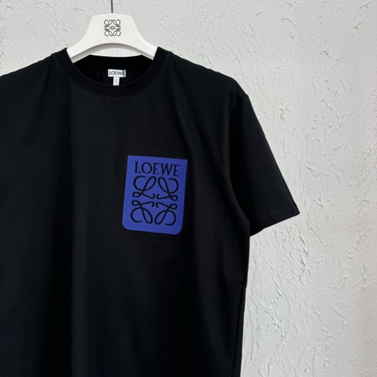 LOEWE刺绣logo短袖T恤#31721L324