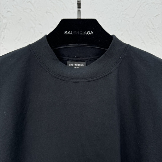 Balenciaga 背后钻饰短袖T恤