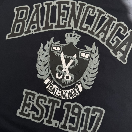 Balenciaga 剪刀发泡印花T恤#32041R526