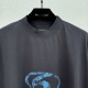 Balenciagasurfer印花洗水做旧T恤#32111R526