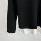 Balenciaga 袖标假两件针织衫#32152R839