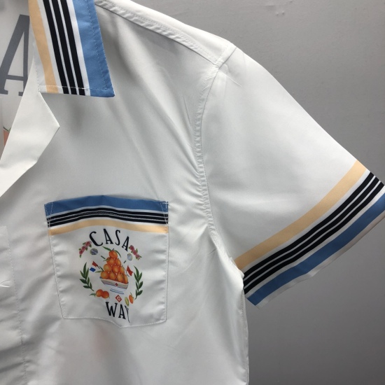 CASABLANCA 短袖衬衫#19517028