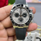 Rolex Cosmograph Daytona series automatic mechanical movement cement gray waterproof 100m men's watch Swiss watch 40mm silver dial 18K white gold strap m116519ln-0027