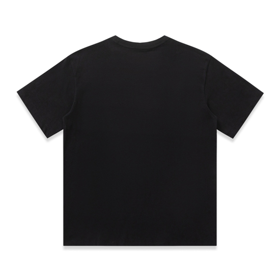 Prada 2024 Printed Triangle Label Short Sleeve T-shirt