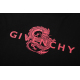 Givenchy High Quality 24ss Spring Red Dragon Year Printed Festive Cotton Short Sleeve T-shirt