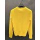 G/FORE Spring New Women's Knitted Top Solid Color Round Neck Long Sleeve Knitting