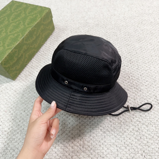 PRADA Fisherman Hat Show the Same Soft and Comfortable Fabric Sun Hat