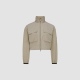 Moncler LEDA24 new short hooded parka trench jacket for women