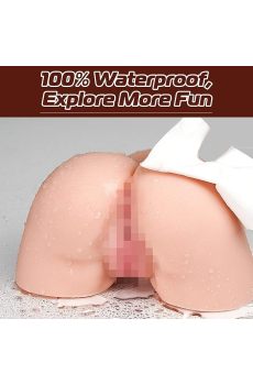 Pocket Pussy for Men - Men's Sex Toys Male Masturbators Realistic Adult Toys Sex Doll Hands Free Stroker 3D Lifelike Soft Butt with Vagina Anal Sex Pleasure Skin Color Adult Toy