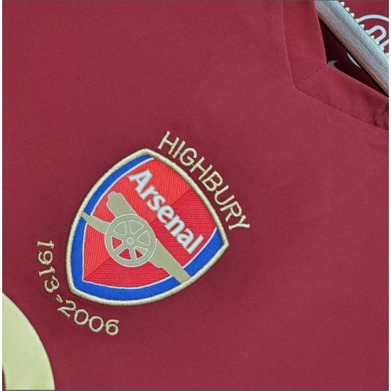 Camiseta 1ª equipación del Arsenal Retro 2005/2006