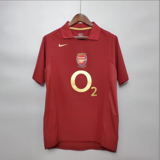 Camiseta 1ª equipación del Arsenal Retro 2005/2006