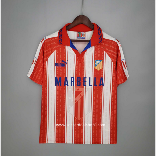 Camiseta 1ª equipación del Atletico del Madrid Retro 1995/1996