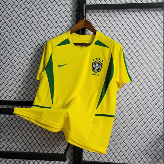 Camiseta 1ª equipación del Brasil Retro 2002