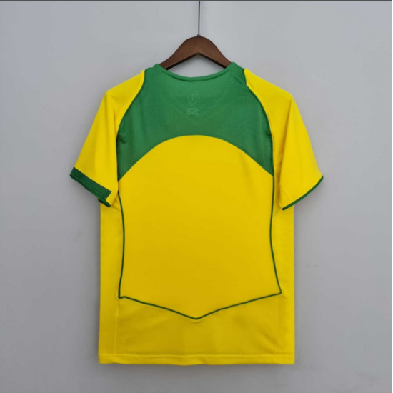Camiseta 1ª equipación del Brasil Retro 2004