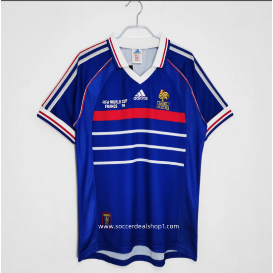 Camiseta 1ª equipación del Francia Retro 1998
