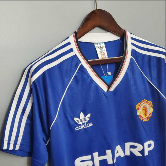 Camiseta 2ª equipación del Manchester United Retro 1988/1989