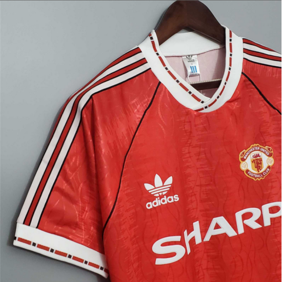 Camiseta 1ª equipación del Manchester United Retro 1991/1992