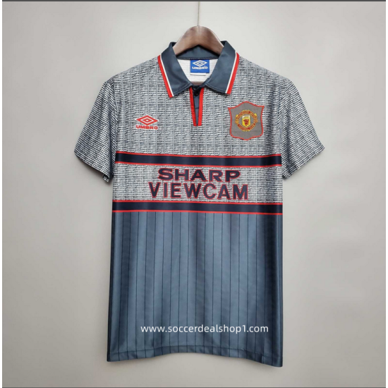 Camiseta 2ª equipación del Manchester United Retro 1994/1996