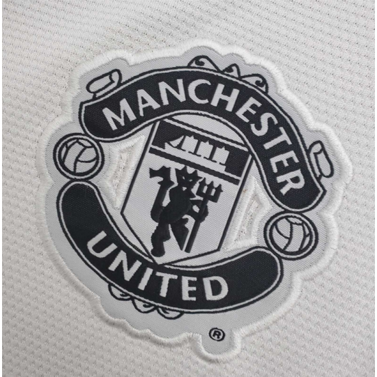 Camiseta 2ª equipación del Manchester United Retro Blanca 2013/2014