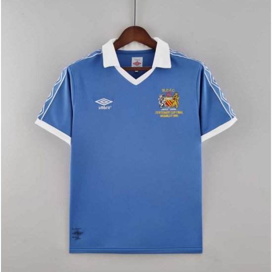 Camiseta 1ª equipación del Manchester City Retro 1981/1982