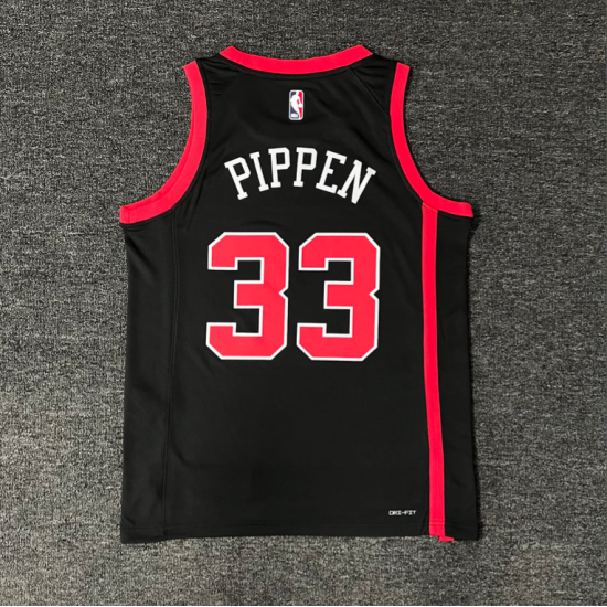 PIPPEN # 33 Negra,Chicago Bulls  2024 
