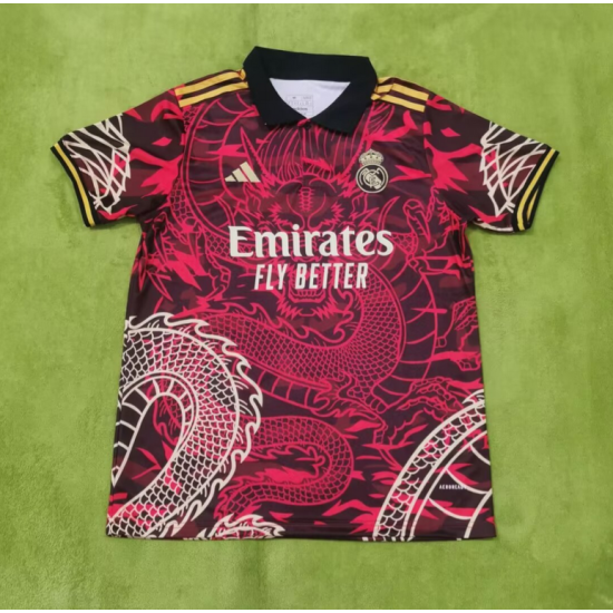 Camiseta del Real Madrid Polo dragon Rojo 2024/2025