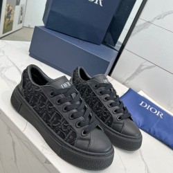 Dior navy blue embroidered model