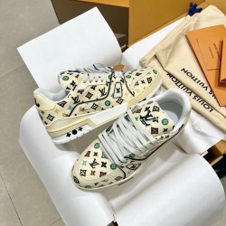 LV trainer couple limited casual sports basketball shoes