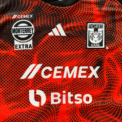 Women's Soccer Jerseys 23-24 Mexican Premier League Tigers 2nd Away Jersey Quick Dry Short Sleeve T-Shirt