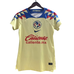 Women's Soccer Jerseys 23-24 Mexican Super League Americas Home Jersey Girls Short Sleeve T-Shirt