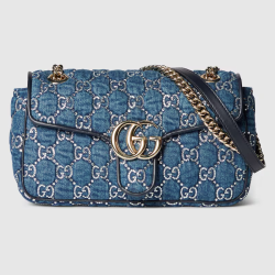 GG MARMONT SHOULDER BAG WITH CRYSTALS
